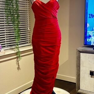 Elliatt Striking Red Prom Dress